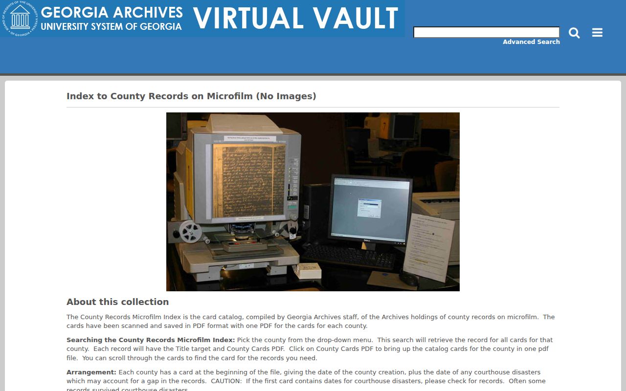 Carrollton city directory Georgia county microfilm index