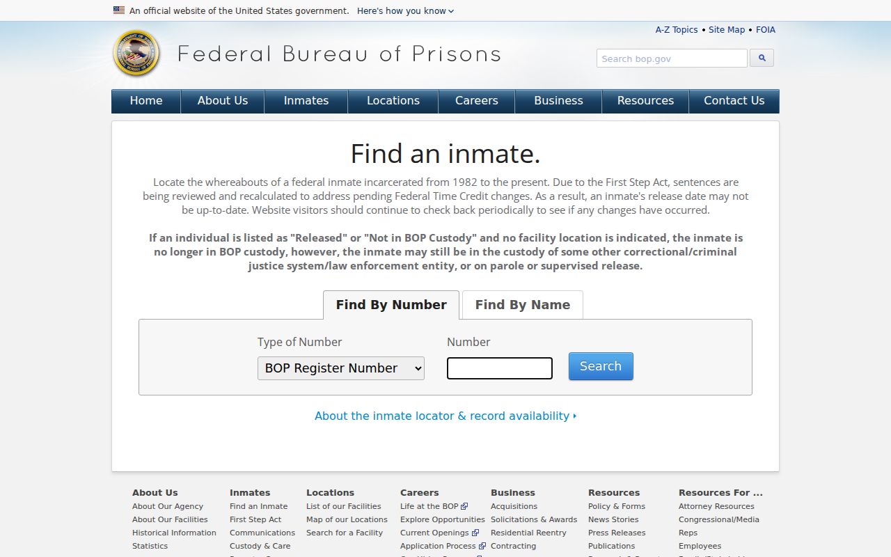 Carrollton neighbors federal inmate locator search page